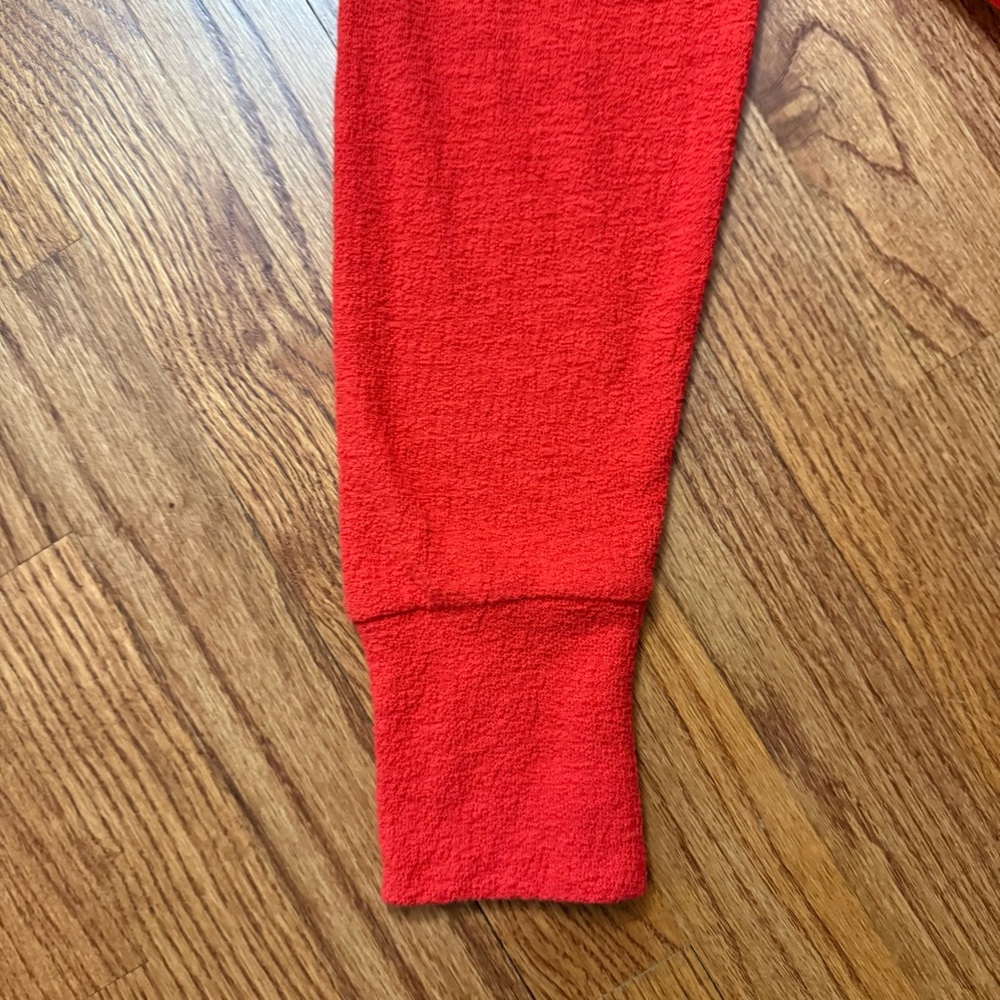 NWT J. Crew Faux Wrap Textured Crepe Top in Red size XS - Picture 6 of 13